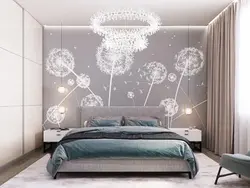 Дизайн спальни с одуванчиками