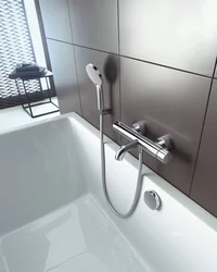 Дизайн ванной со смесителем