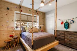 Swing in bedroom design