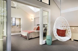 Swing in bedroom design