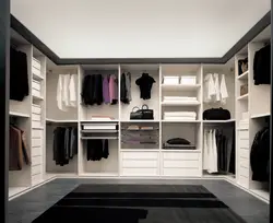 U shaped wardrobe design