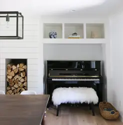 Bedroom design with piano