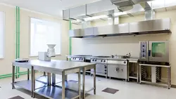 Дизайн кухни для школы