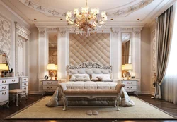 Bedroom design with stucco