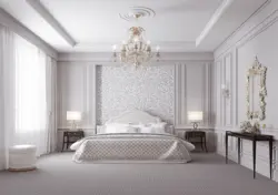 Bedroom design with stucco