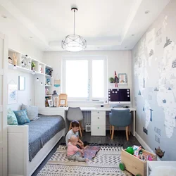 Narrow Children'S Bedroom Design