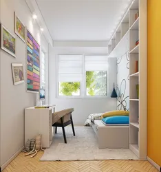Narrow Children'S Bedroom Design