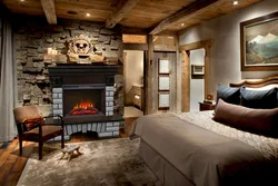 Bedroom With Stove Design