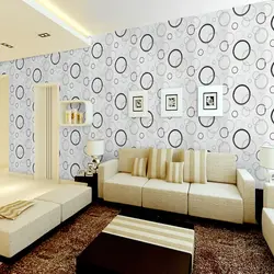 Living room design with circles