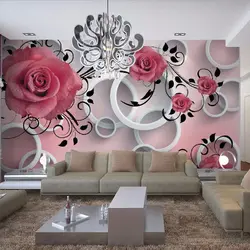 Living Room Design With Circles