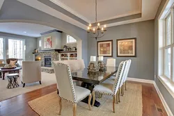 Design living room dining room ceiling