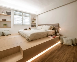 Bedroom design high bed