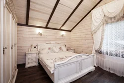 Attic bedroom design lining