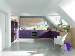 Дизайн кухни со скошенной стеной