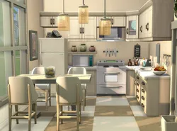 Kitchen in sims 3 design