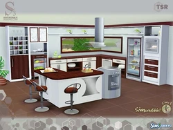 Sims 3 dizayndagi oshxona