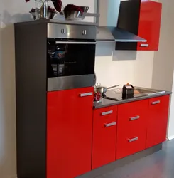 Kitchen with gas cylinder design