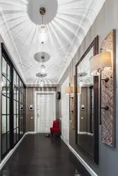 Hallway design with high ceilings