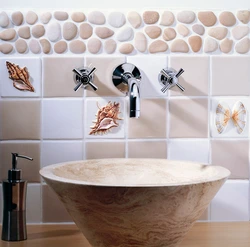 Ванна бөлмесіндегі ескі плиткалардың дизайны