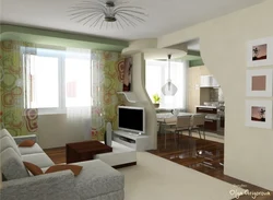 Kitchen Living Room Design In Brezhnevka