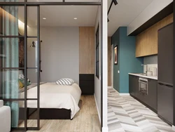 Studio Design With Separate Bedroom