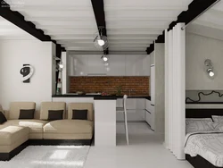 Studio Design With Separate Bedroom