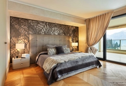 Дизайн спальни с венецианской штукатуркой
