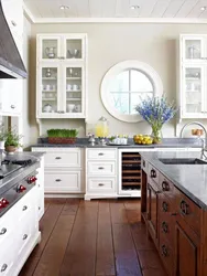 Kitchen Design With Round Window