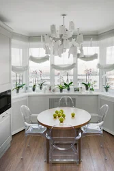 Kitchen design with round window