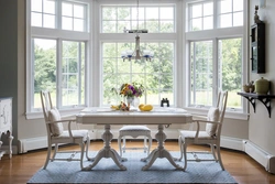 Kitchen Design With Round Window