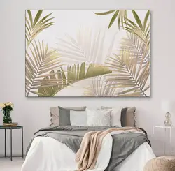 Дизайн Спальни С Пальмовыми Листьями