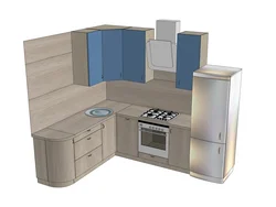 Kitchen design 2300 by 2300
