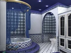 Марокко стиліндегі ванна бөлмесінің дизайны
