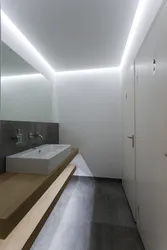 Дизайн световых линий в ванной