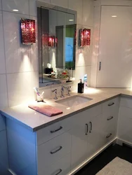 Bathroom Corner Cabinet Design
