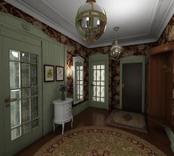 Hallway design in an old house