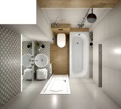 Дизайн Ванной Совмещенной С Туалетом Дерево