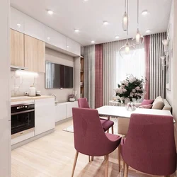 Kitchen design living room 43 k m