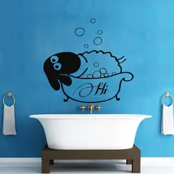 Қабырғадағы суреттері бар ванна бөлмесінің дизайны