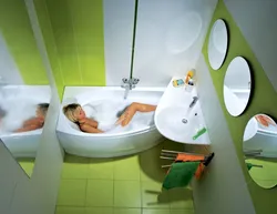 Дизайн установки ванны в ванной комнате