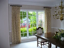 Panoramic Windows In The Kitchen Curtain Design