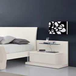 Müasir dizaynlı yataq otağı üçün çarpayı masaları
