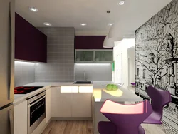 Inexpensive kitchen design in a panel house