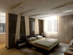 Дизайн спальни от потолка до пола