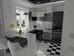 Kitchen Design In Black Khrushchev