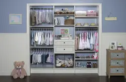 Design of a room for a teenager with a dressing room