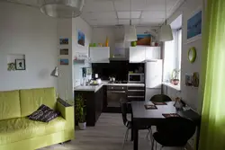 Дизайн трехкомнатной квартиры с маленькой кухней