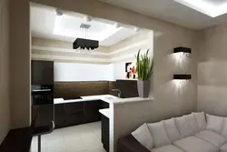 Дизайн трехкомнатной квартиры с маленькой кухней