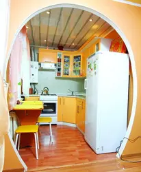 Дизайн кухни с аркой в хрущевке