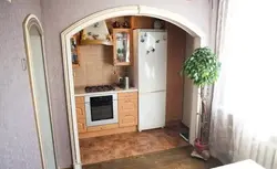 Дизайн кухни с аркой в хрущевке